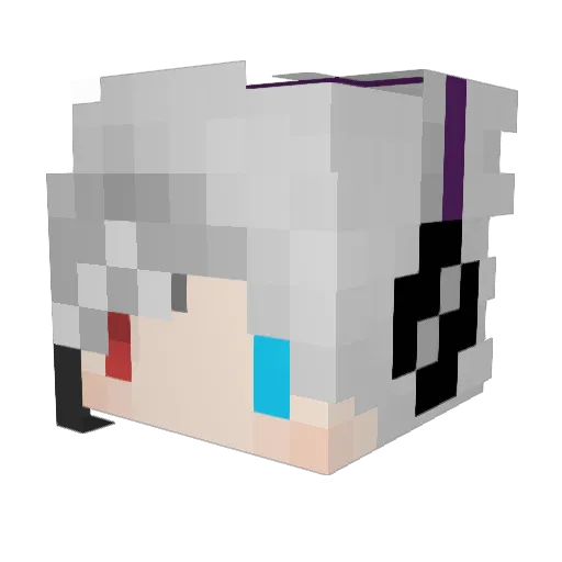 asd32173558 Minecraft avatar head, 3D render