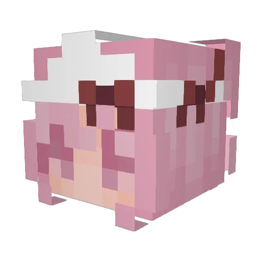 asd961145 Minecraft avatar head, 3D render