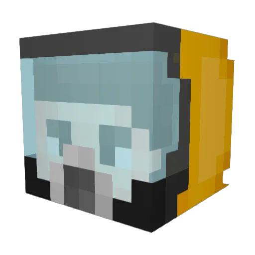 asdeick Minecraft avatar head, 3D render