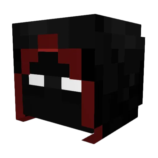 asdessc Minecraft avatar head, 3D render