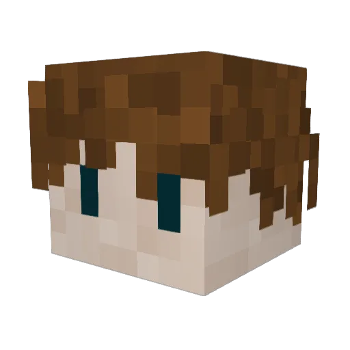 asdf4929 Minecraft avatar head, 3D render