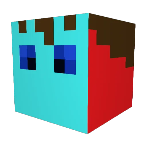 asdf660 Minecraft avatar head, 3D render