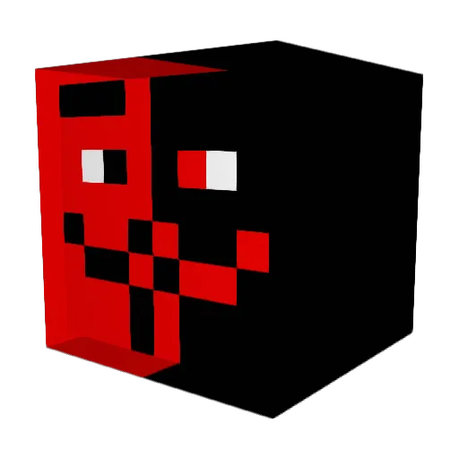 asdfghthn Minecraft avatar head, 3D render