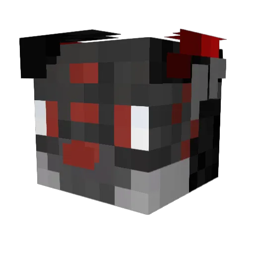 asdfmeepman Minecraft avatar head, 3D render