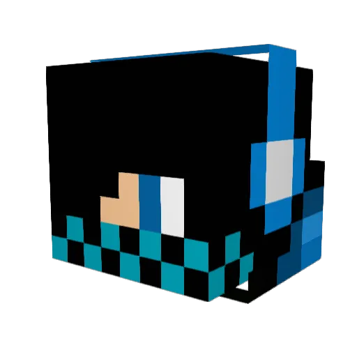 asdfq234 Minecraft avatar head, 3D render