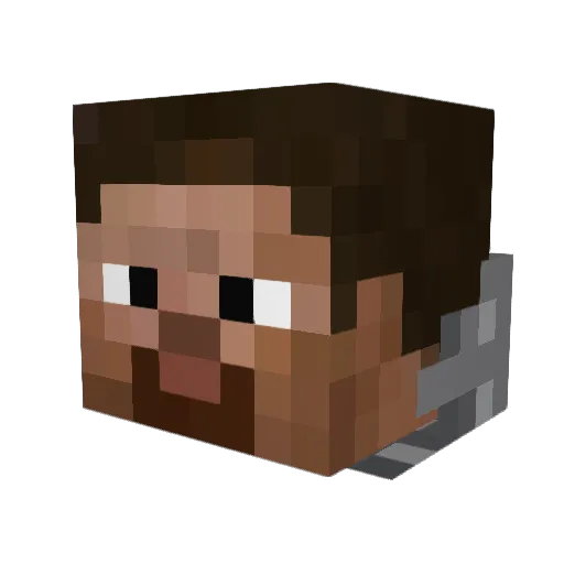 asdman505 Minecraft avatar head, 3D render
