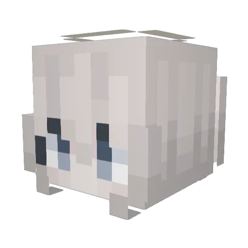 asdyuasd Minecraft avatar head, 3D render
