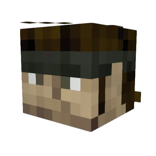 aseras23 Minecraft avatar head, 3D render
