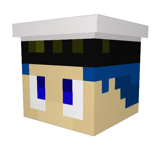 asetiren_lamp Minecraft avatar head, 3D render