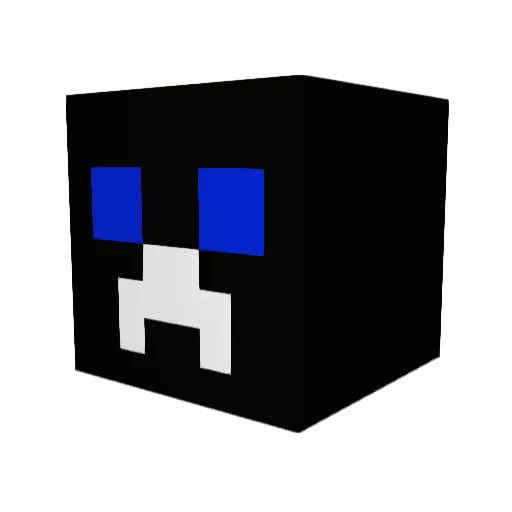 asgard5555 Minecraft avatar head, 3D render