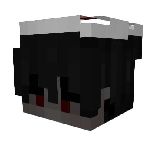 asgreen Minecraft avatar head, 3D render