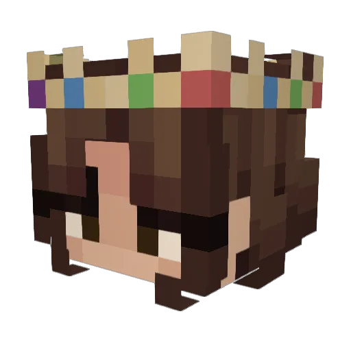 ash1ngton Minecraft avatar head, 3D render