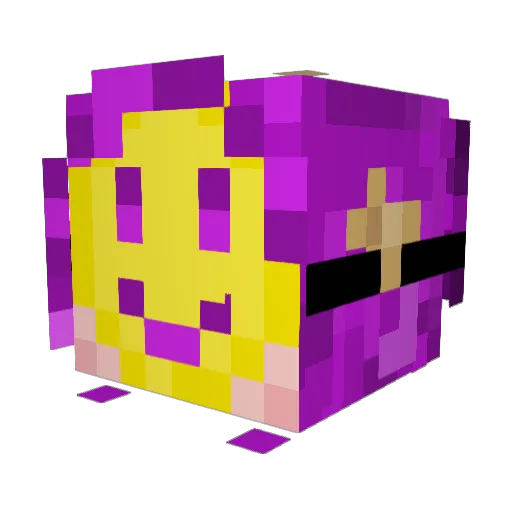 ash2402 Minecraft avatar head, 3D render