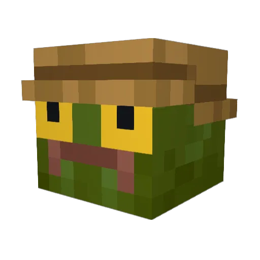 ashDart246 Minecraft avatar head, 3D render