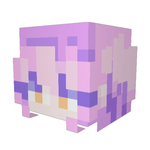 ash_ahhhh Minecraft avatar head, 3D render