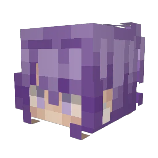 ash_isstupid Minecraft avatar head, 3D render