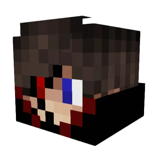 ash_panda_0_0 Minecraft avatar head, 3D render