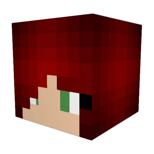 ashcandoanything Minecraft avatar head, 3D render