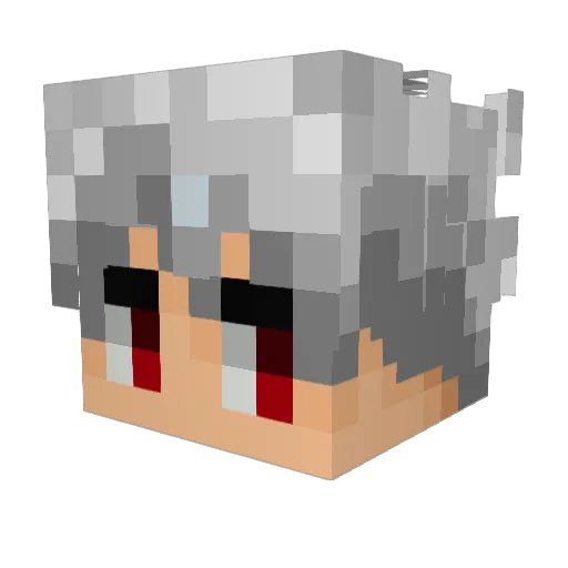 ashdjk123 Minecraft avatar head, 3D render