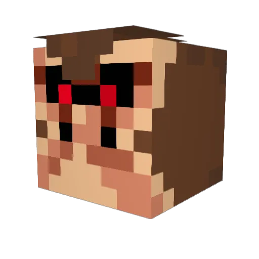 ashe3 Minecraft avatar head, 3D render