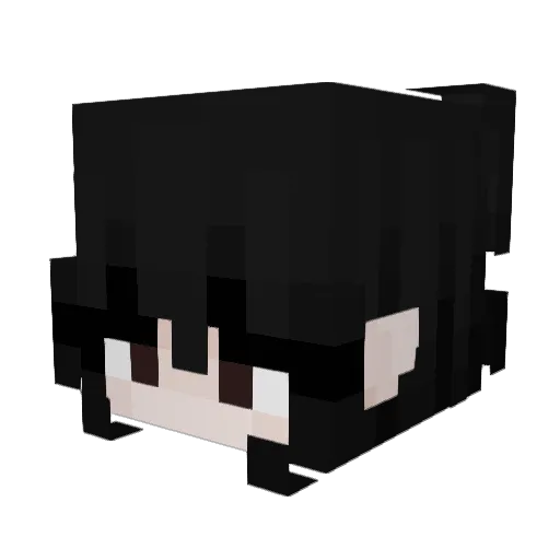 ashebelle Minecraft avatar head, 3D render