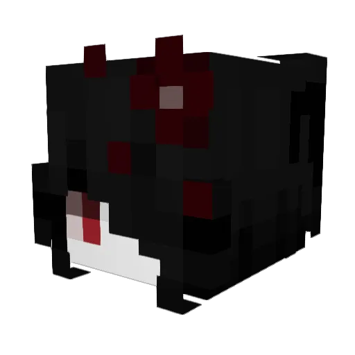 ashenconfession Minecraft avatar head, 3D render