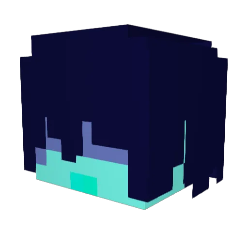 ashersmasher19 Minecraft avatar head, 3D render