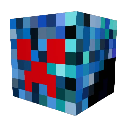 ashfeasta Minecraft avatar head, 3D render