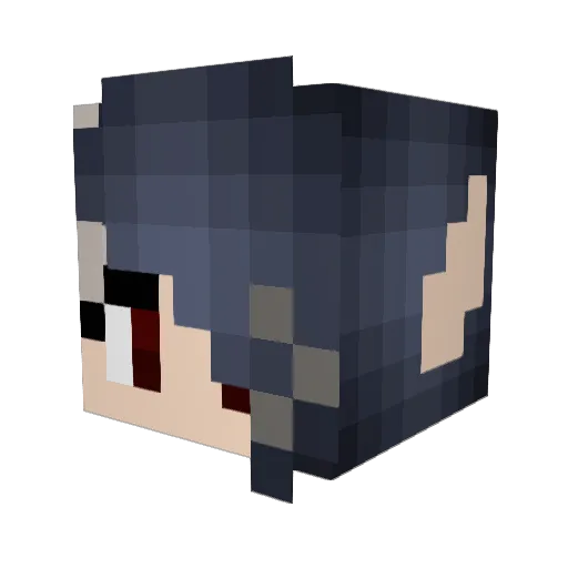 ashgaming1501 Minecraft avatar head, 3D render