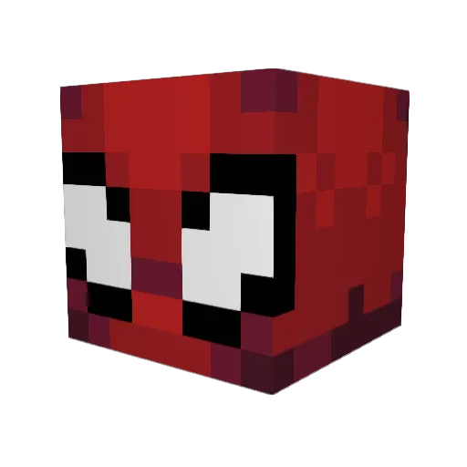 ashhab69 Minecraft avatar head, 3D render