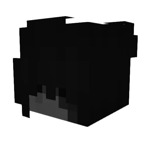 ashiruz Minecraft avatar head, 3D render