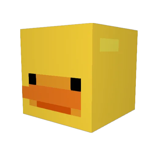 ashizou Minecraft avatar head, 3D render