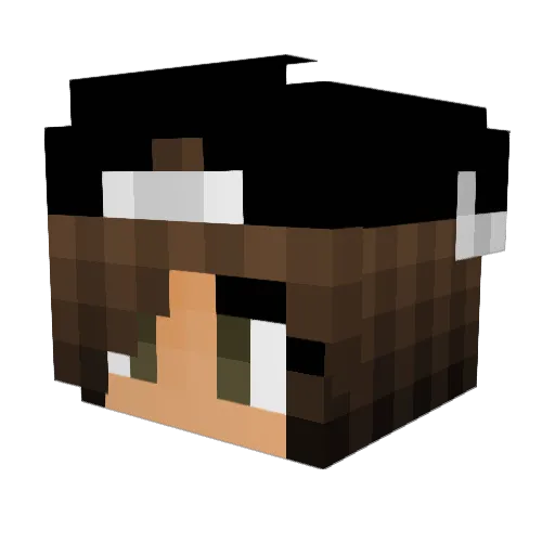ashley99 Minecraft avatar head, 3D render
