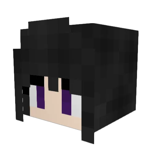 ashleybaby3 Minecraft avatar head, 3D render