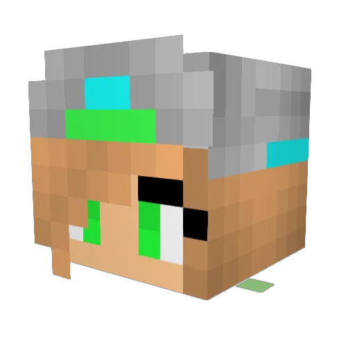 ashleyes10 Minecraft avatar head, 3D render