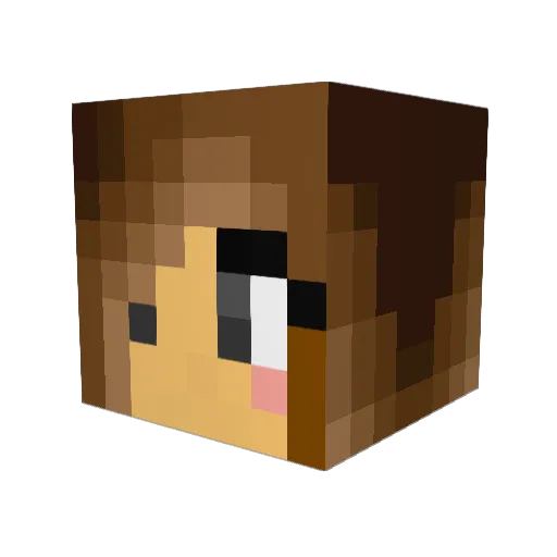 ashleysmith1965 Minecraft avatar head, 3D render
