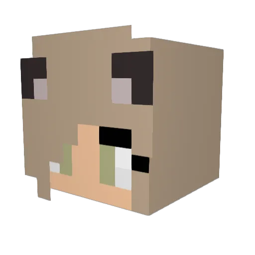 ashman221 Minecraft avatar head, 3D render