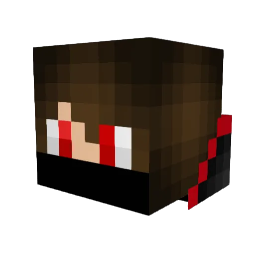 ashman2999 Minecraft avatar head, 3D render