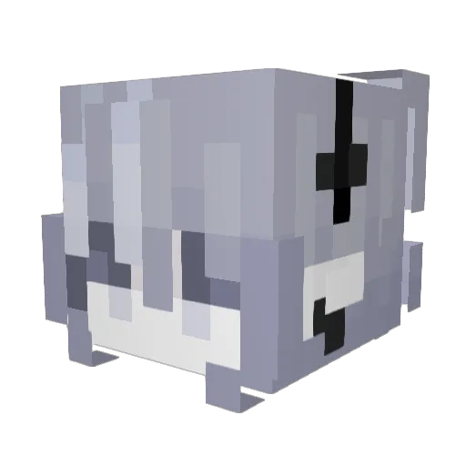ashmtin Minecraft avatar head, 3D render