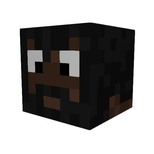 ashour Minecraft avatar head, 3D render