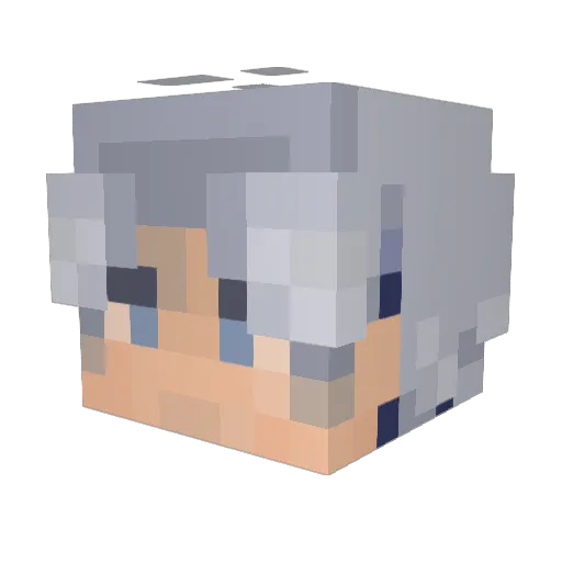 ashraf2008xd Minecraft avatar head, 3D render