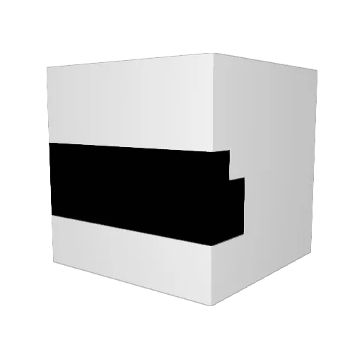 ashrocks321 Minecraft avatar head, 3D render