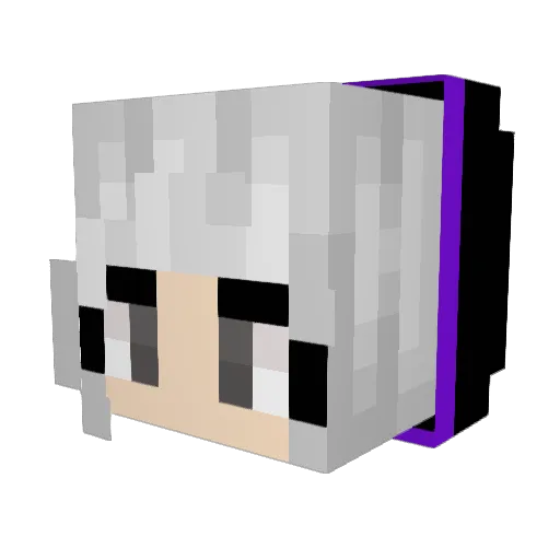 ashsooi Minecraft avatar head, 3D render