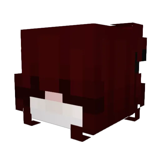 ashstle Minecraft avatar head, 3D render