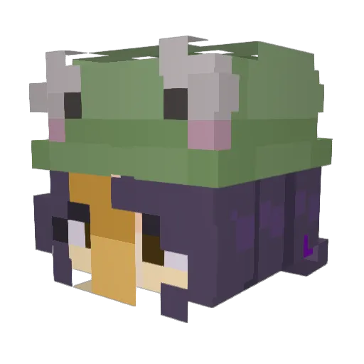 ashthecash101 Minecraft avatar head, 3D render