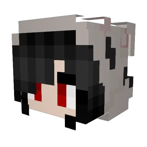 ashton_simp Minecraft avatar head, 3D render