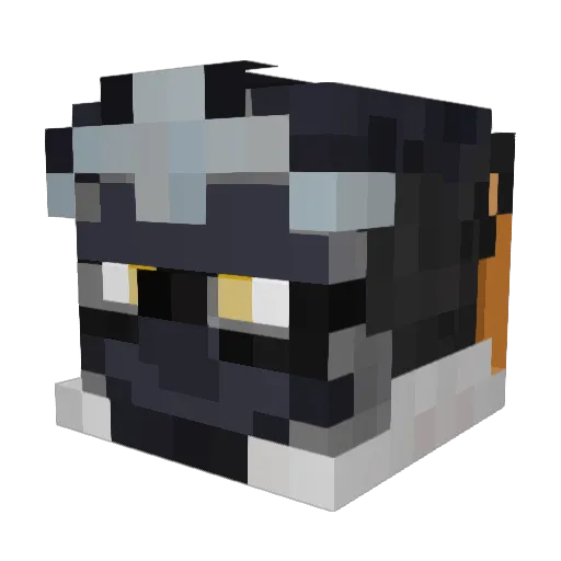 ashwinbbc Minecraft avatar head, 3D render