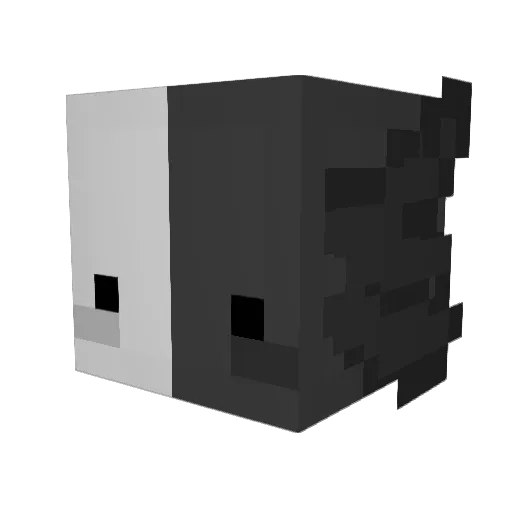 ashysprout Minecraft avatar head, 3D render