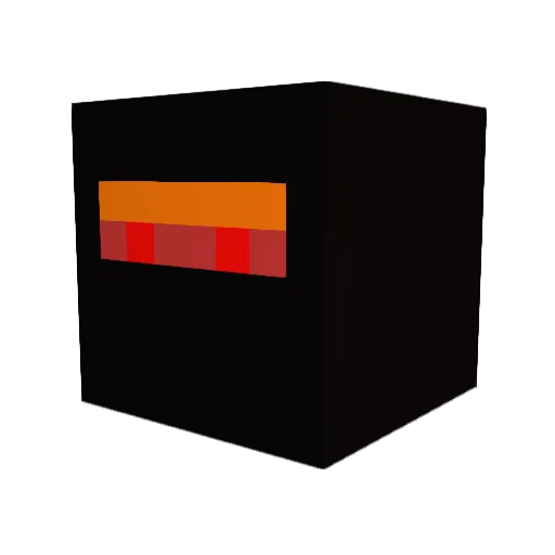 ashzone Minecraft avatar head, 3D render