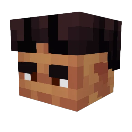 asi_ondttasky27 Minecraft avatar head, 3D render